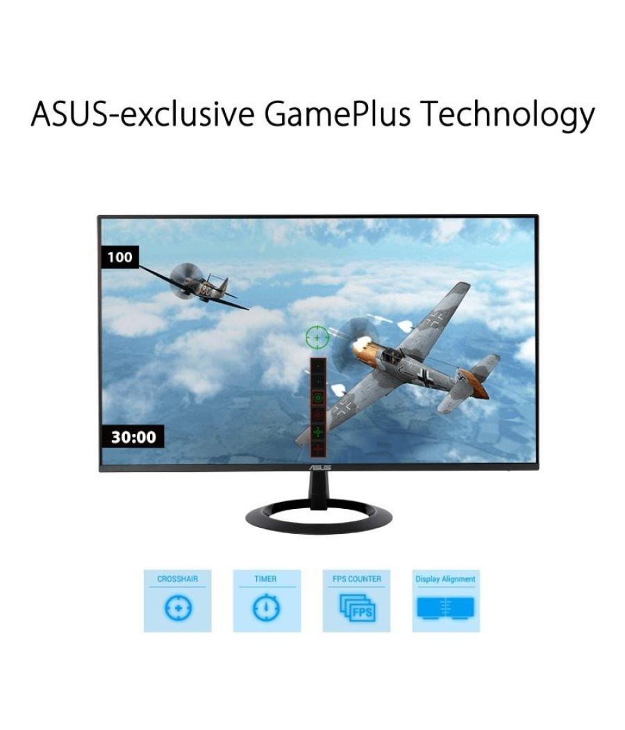 Monitor gaming asus vz27ehf 27'/ full hd/ 1ms/ 100hz/ ips/ negro