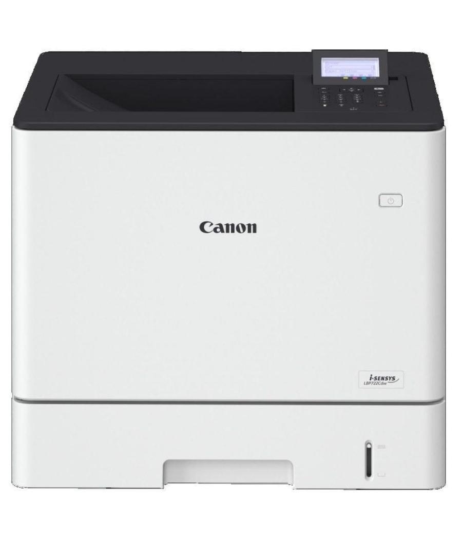 Impresora láser color canon i-sensys lbp722cdw wifi/ dúplex/ blanca