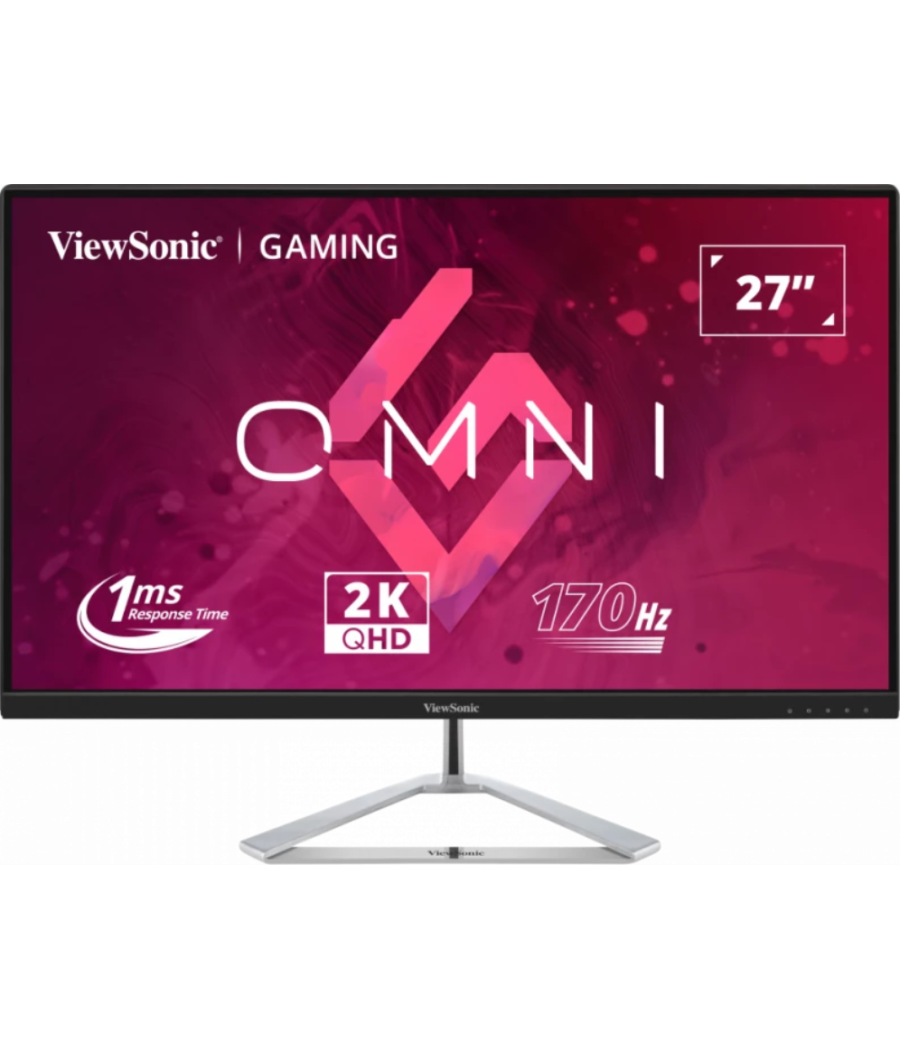 Monitor viewsonic 27" 2560x1440 qhd ips 170hz 1ms 2 hdmi ddp speakers hdr10