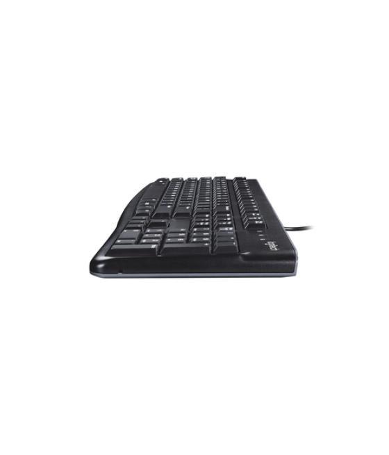 Logitech K120 Corded Keyboard teclado USB AZERTY Francés Negro