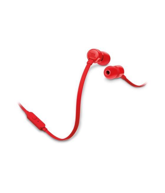 Auriculares intrauditivos jbl t160 red