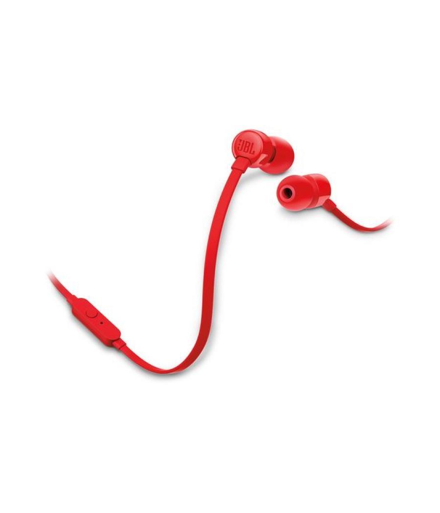 Auriculares intrauditivos jbl t160 red