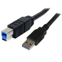 Cable usb 3.0 3m a a b - Imagen 1
