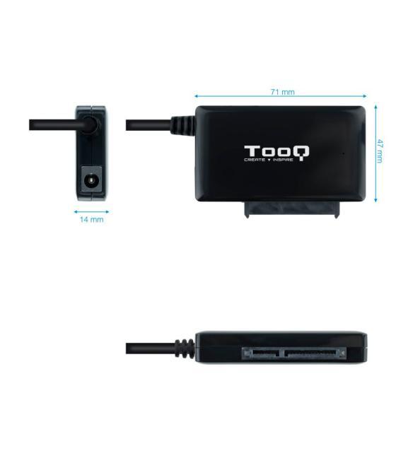 Adaptador usb 3.0 tooq para discos 2.5pulgadas - 3.5pulgadas