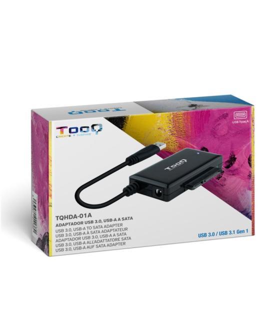 Adaptador usb 3.0 tooq para discos 2.5pulgadas - 3.5pulgadas