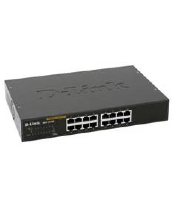 Switch 16port 10 - 100 - 1000 gibabit metal copper desktop switch d - link