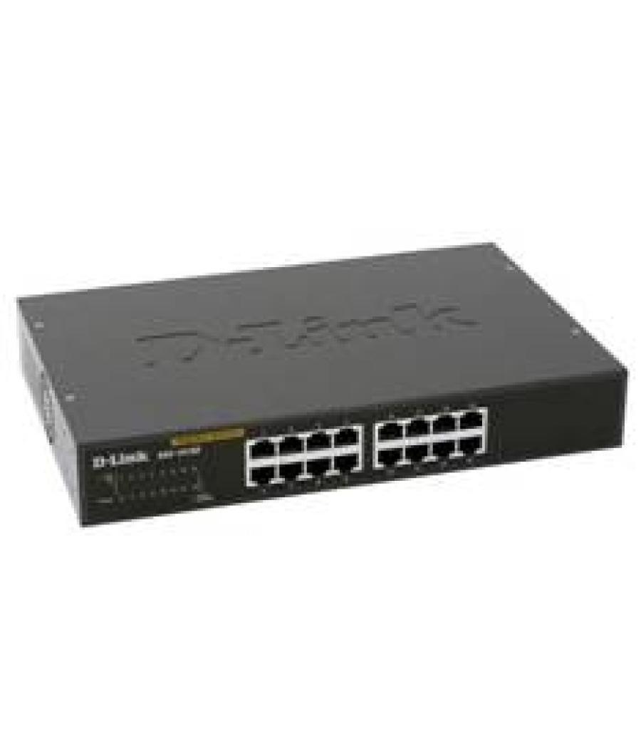 Switch 16port 10 - 100 - 1000 gibabit metal copper desktop switch d - link