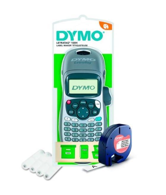 Dymo etiquetadora - rotuladora electrónica letratag 100h slv ( pilas incluidas)