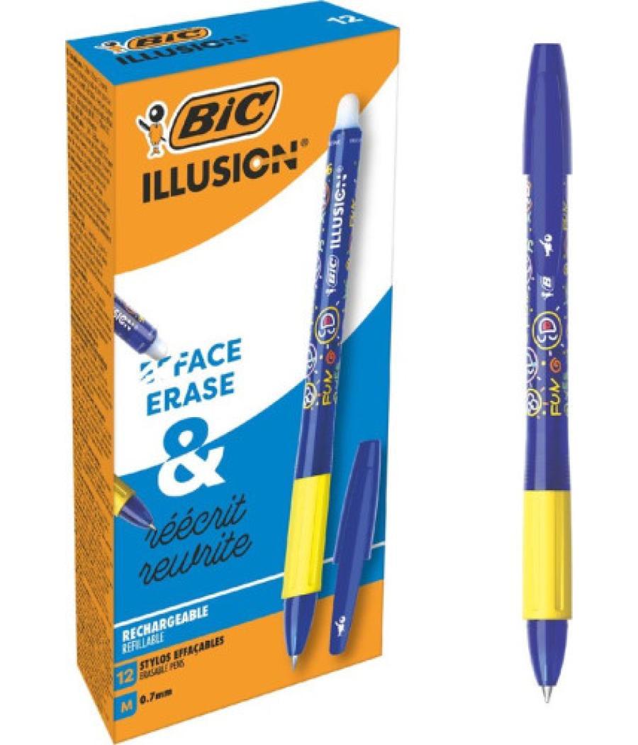 Boligrafo de gel borrable azul bic 516518