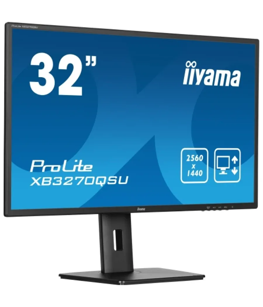 Monitor iiyama 32", panel ips, 1hdmi, 1dp, 3x3.2, 100hz ,3ms, reductor de luz, regulable altura,