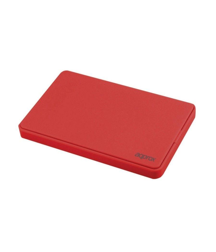 approx! APPHDD300R Caja HDD 2.5" SATA 3.0 Rojo - Imagen 1