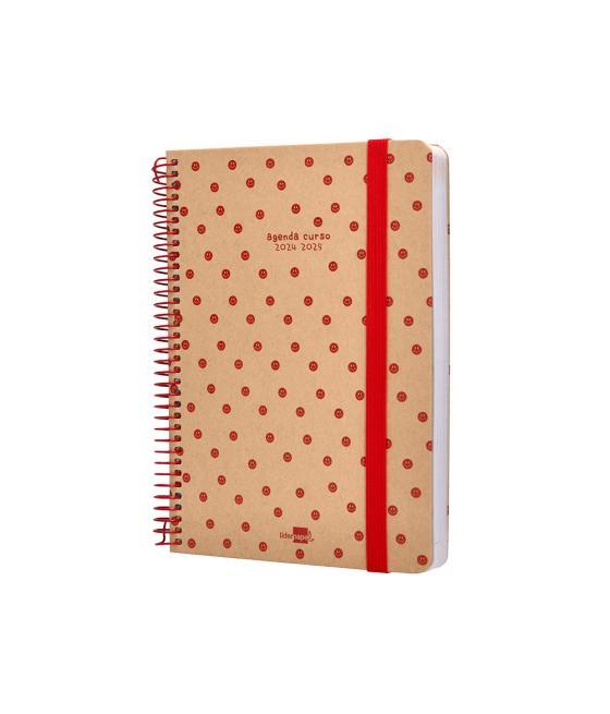 Agenda escolar liderpapel año 24 - 25 escolar classic smile día página a5 tetra