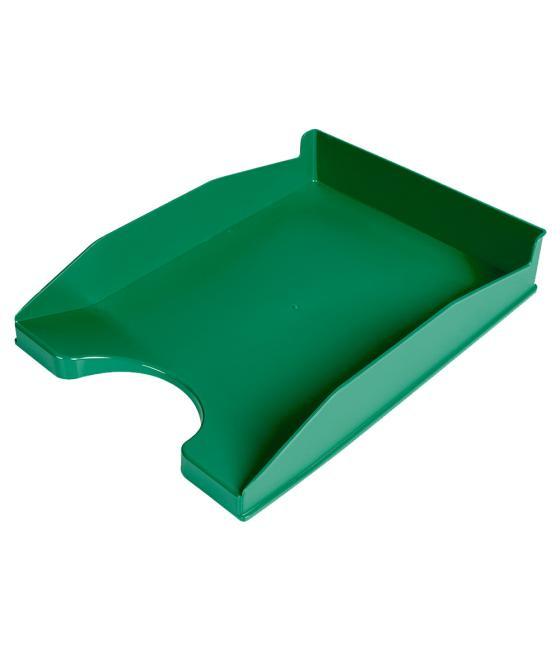 Bandeja sobremesa plástico q-connect verde opaco 240x70x340 mm