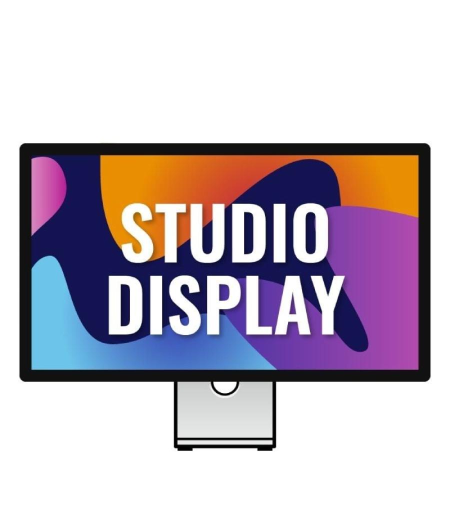 Apple studio display 27'/ 5k/ cristal nanotexturizado/ soporte con inclinación ajustable