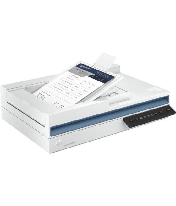 Escáner documental hp scanjet pro 2600 f1 con alimentador de documentos adf/ doble cara