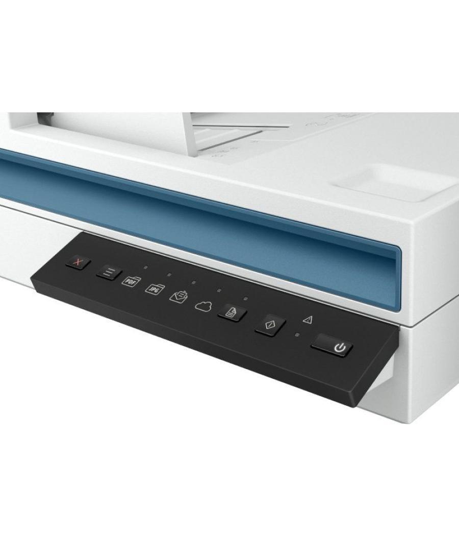 Escáner documental hp scanjet pro 2600 f1 con alimentador de documentos adf/ doble cara