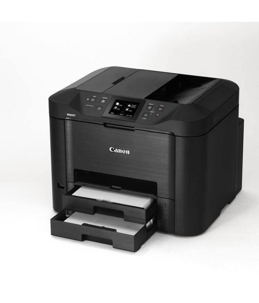 Multifunción canon maxify mb5450 wifi/ fax/ dúplex/ negra