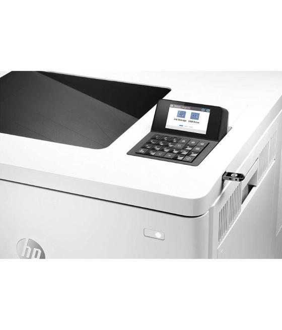 Impresora láser color hp laserjet enterprise m554dn dúplex/ blanca