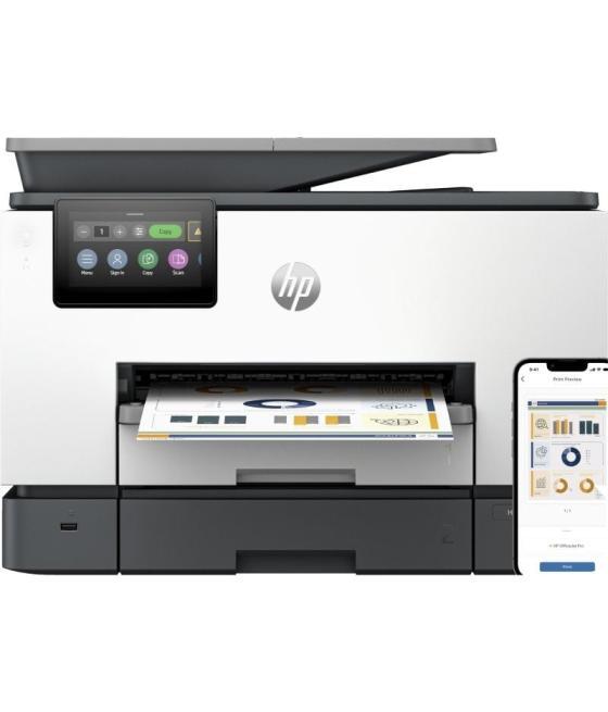 Multifunción hp officejet pro 9130b wifi/ fax/ dúplex/ adf/ blanca