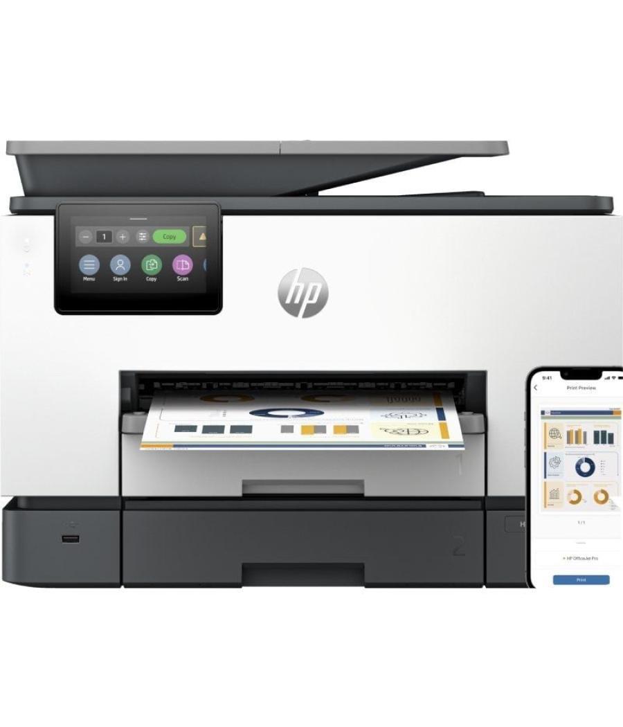 Multifunción hp officejet pro 9130b wifi/ fax/ dúplex/ adf/ blanca