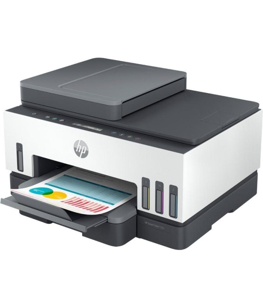 Multifunción recargable hp smart tank 7305/ wifi/ dúplex/ blanca