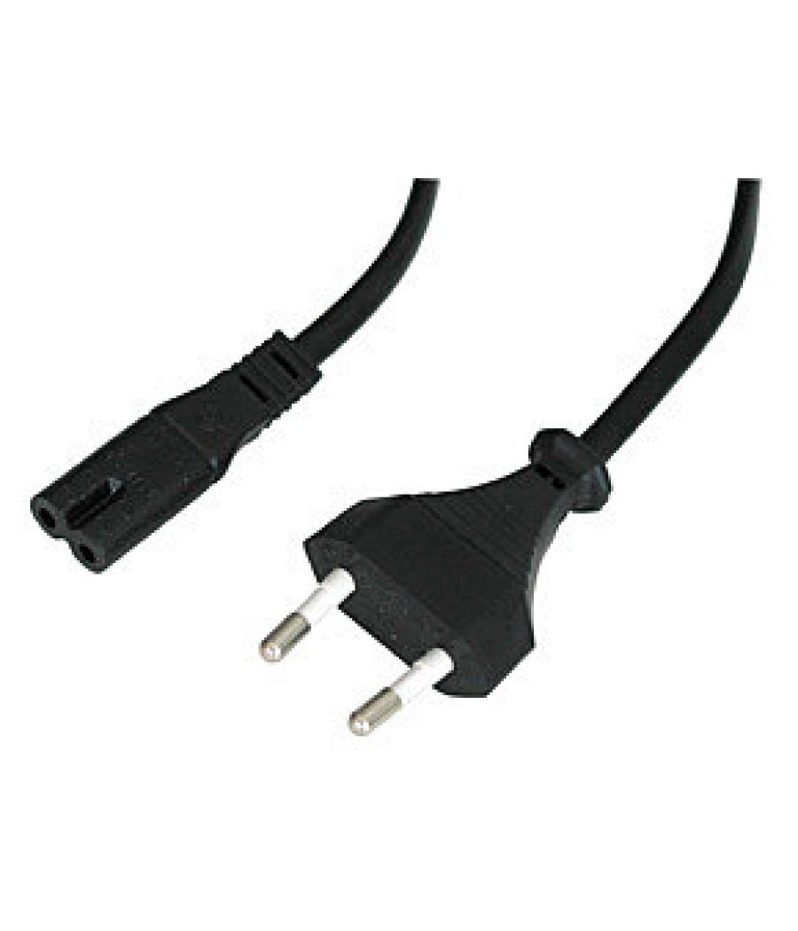 Lindy 30421 cable de transmisión Negro 2 m CEE7/16 C7 acoplador