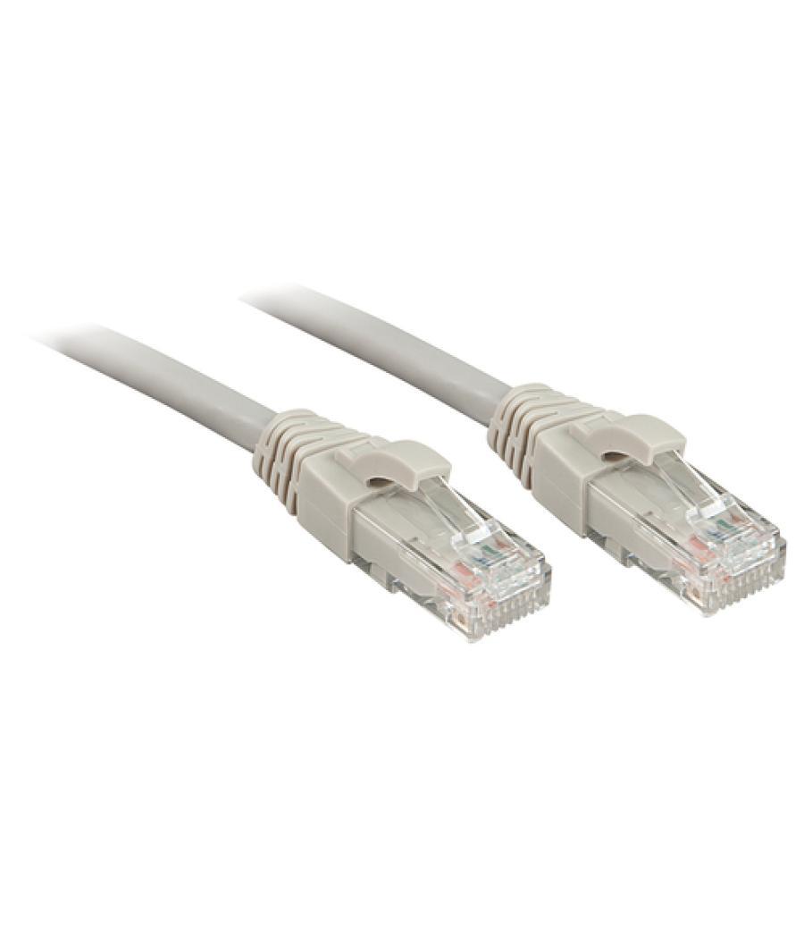 Lindy RJ-45/RJ-45 Cat6 15m cable de red Gris U/UTP (UTP)