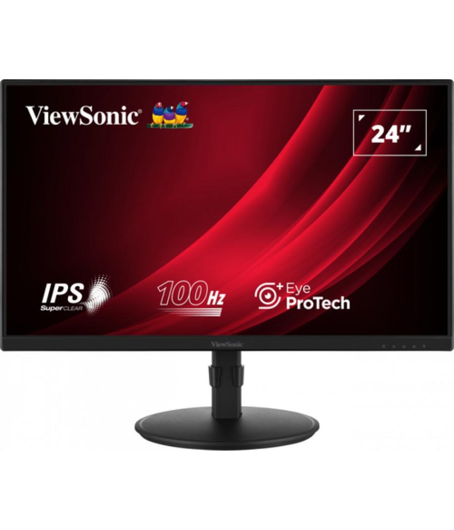 Viewsonic VG2408A-MHD pantalla para PC 61 cm (24") 1920 x 1080 Pixeles Full HD LED Negro