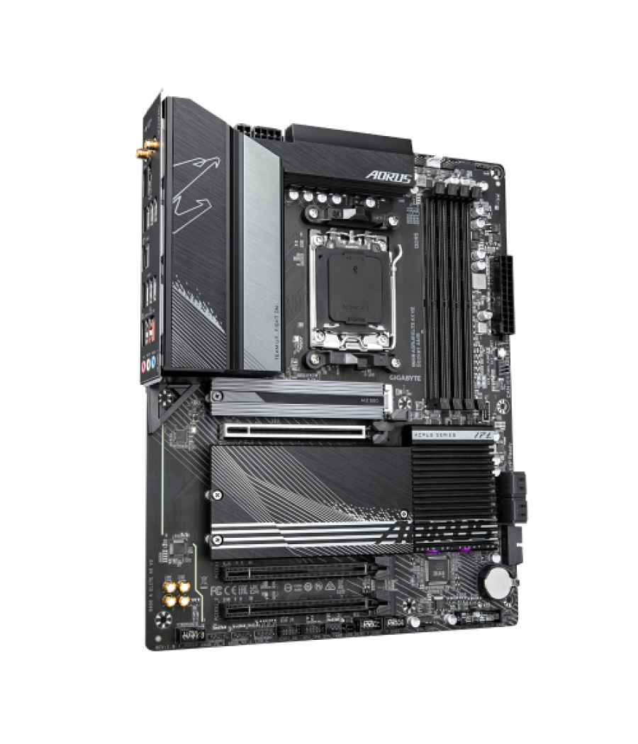 Gigabyte b650 aorus elite ax v2 placa base amd b650 zócalo am5 atx