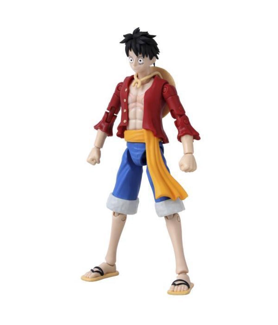 Figura bandai one piece anime heroes monkey d. luffy new version