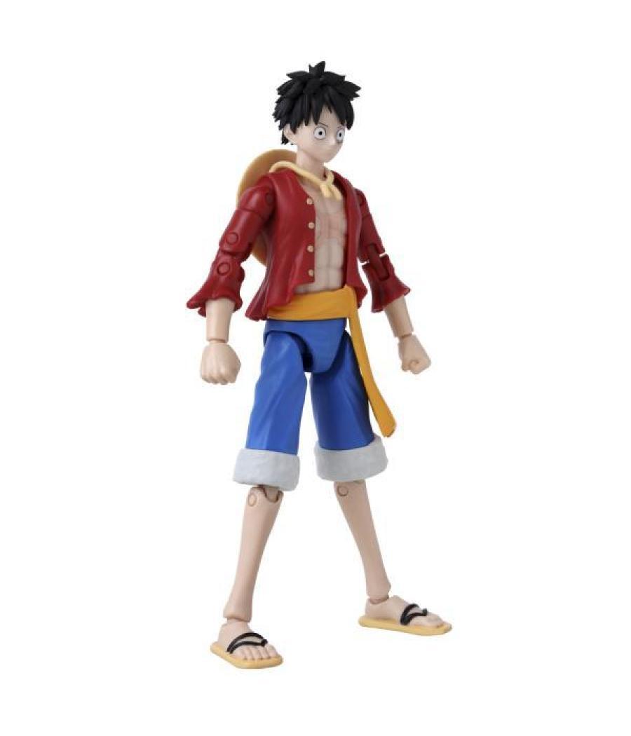 Figura bandai one piece anime heroes monkey d. luffy new version