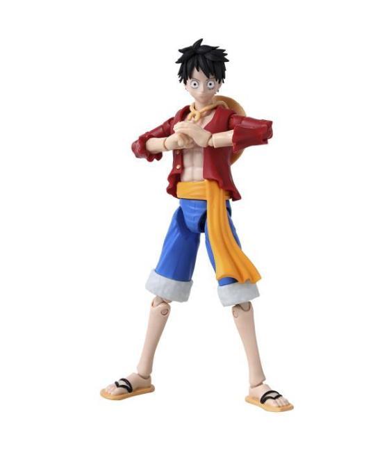 Figura bandai one piece anime heroes monkey d. luffy new version