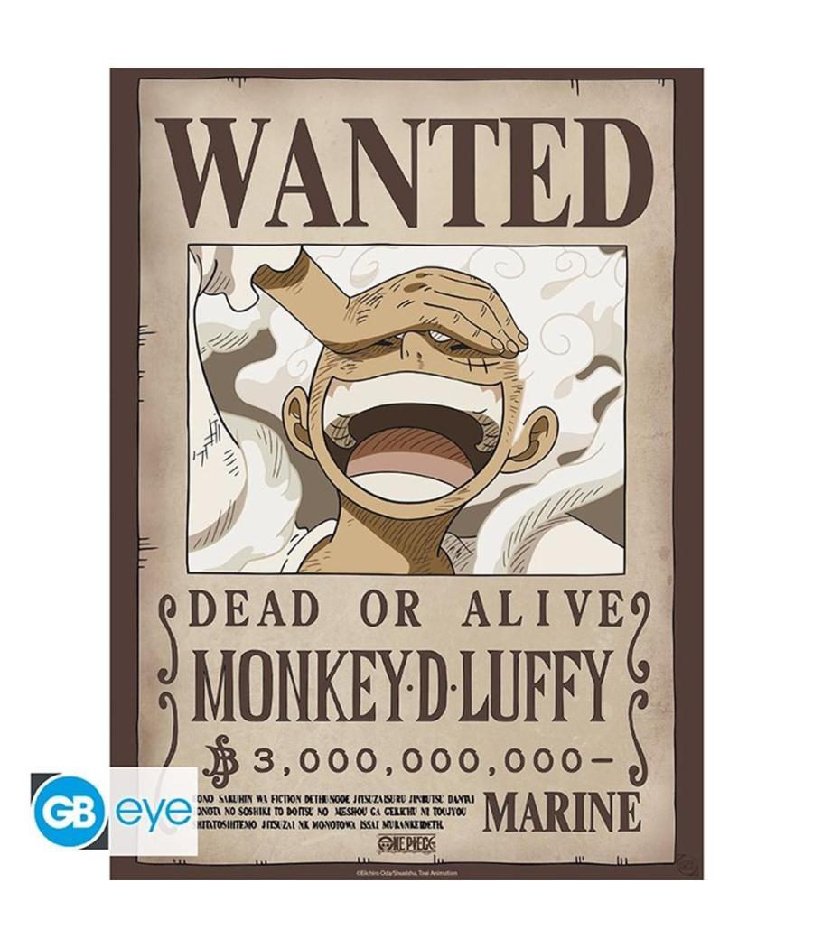 Poster gb eye one piece wanted luffy wano