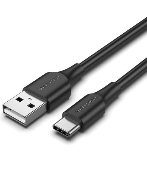 Cable usb-c a usb-a 25 cm negro vention