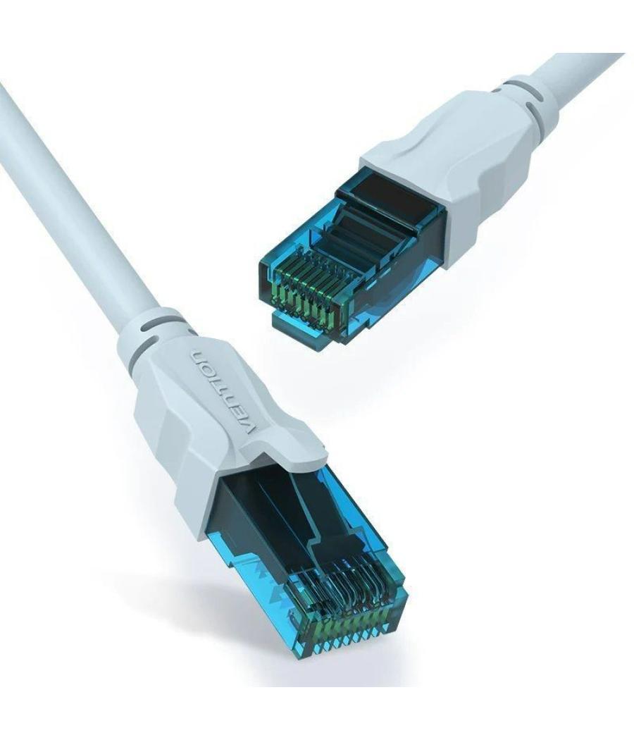 Cable de red latiguillo rj45 cat.5e utp awg26 1.5 m azul vention