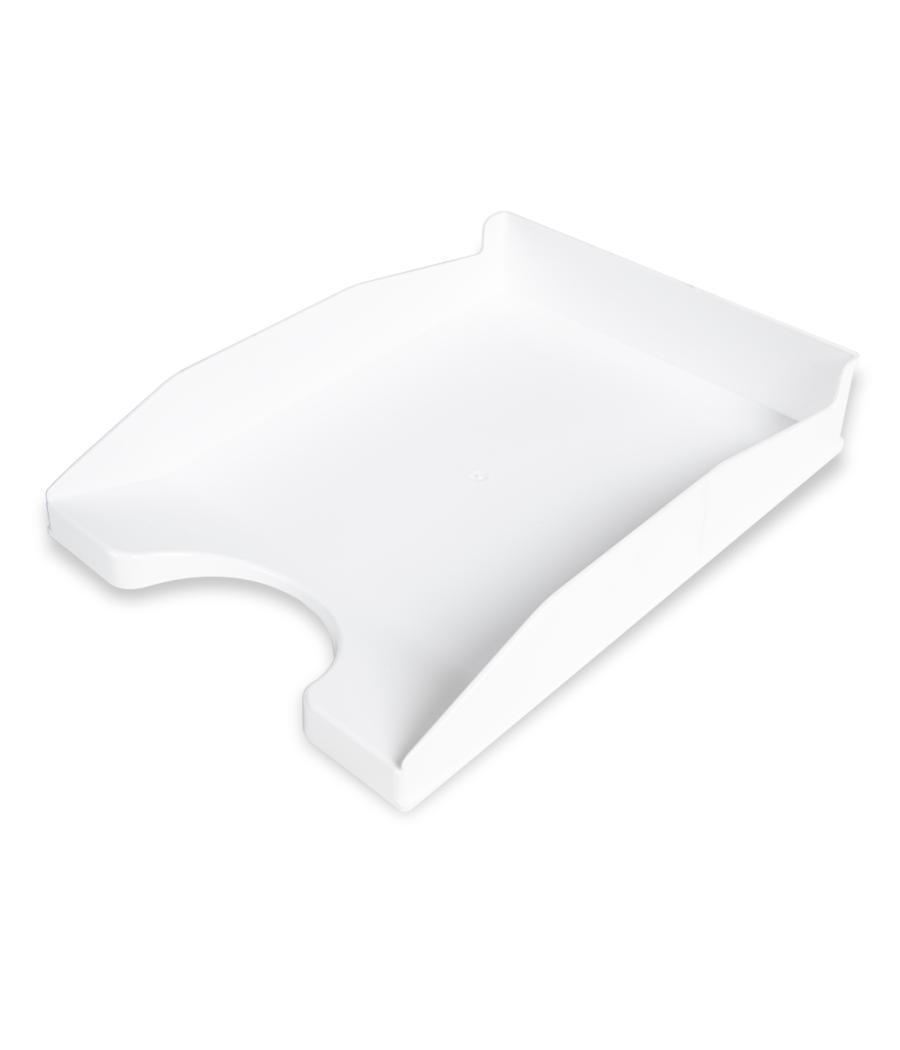 Bandeja sobremesa plástico q-connect blanco opaco 240x70x340 mm