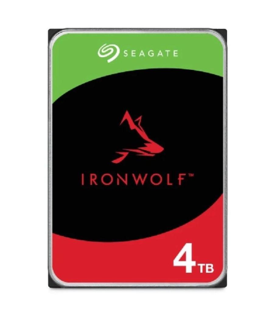 Disco duro seagate ironwolf nas st4000vn006 4tb/ 3.5'/ sata iii/ 256mb