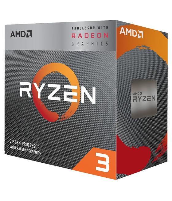 Cpu amd am4 ryzen 3 3200g 3.6ghz - 4.0ghz quad core 4mb cache 64 bits 65wat vega-gpu box