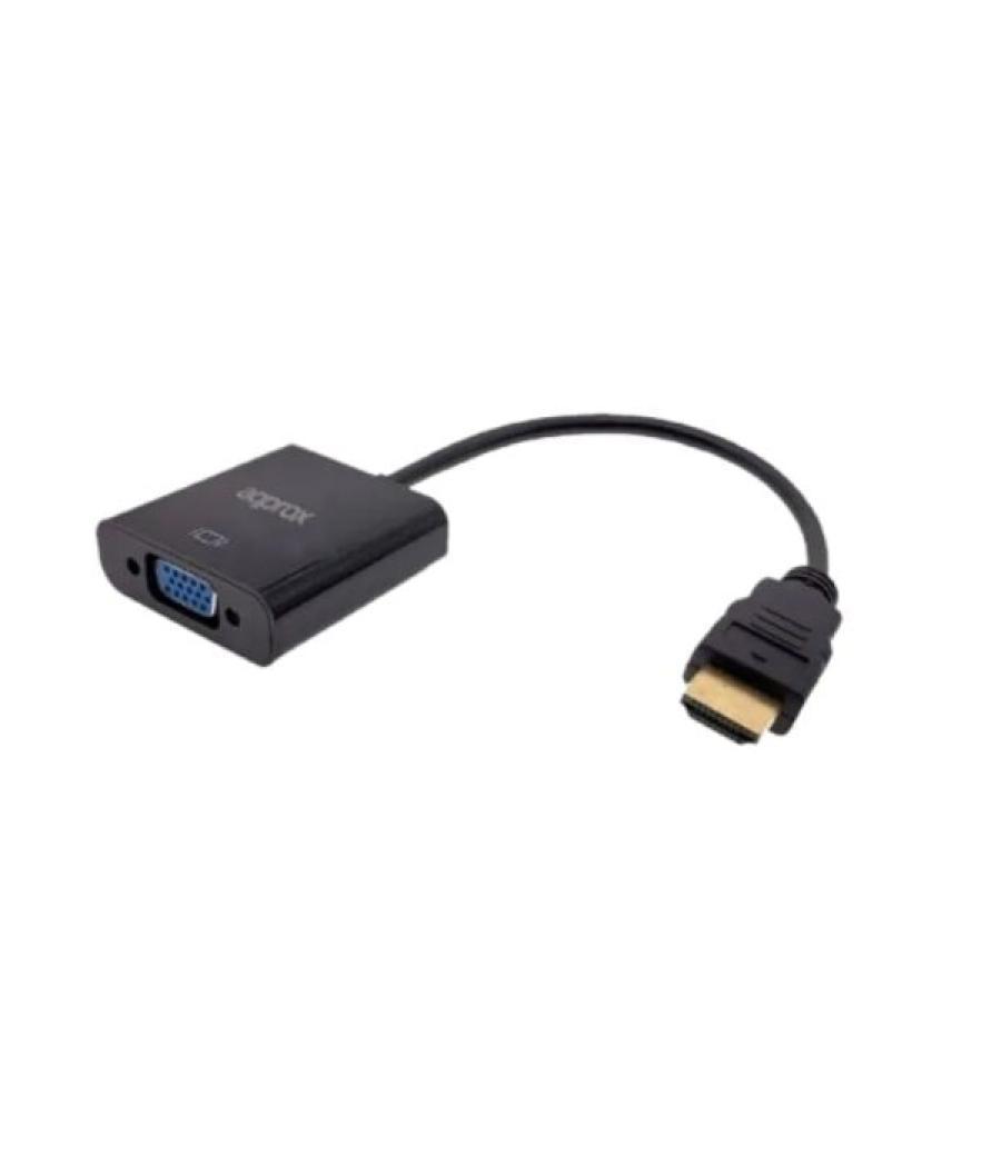 Adaptador hdmi a vga approx integra audio y alimentación appc11v3