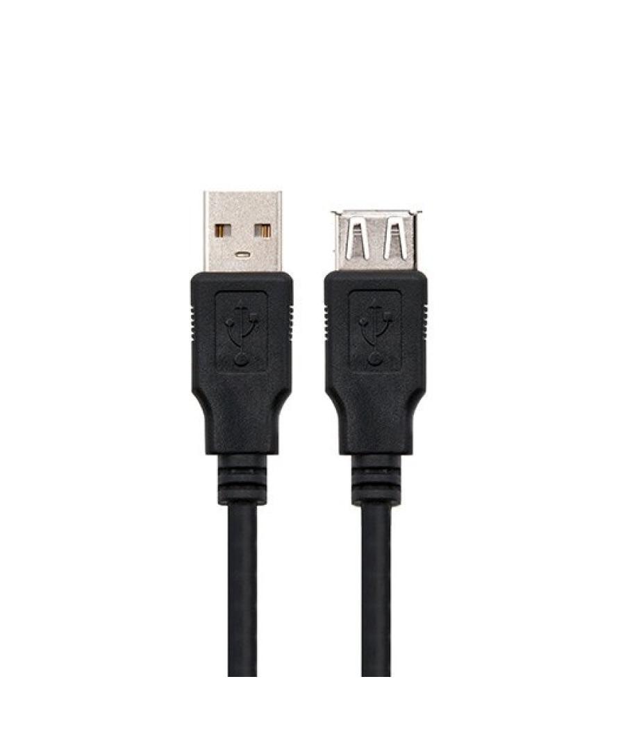 Cable usb(a) 2.0 a usb(a) 2.0 nanocable 3m negro