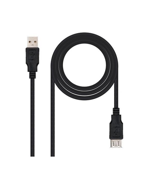 Cable usb(a) 2.0 a usb(a) 2.0 nanocable 3m negro