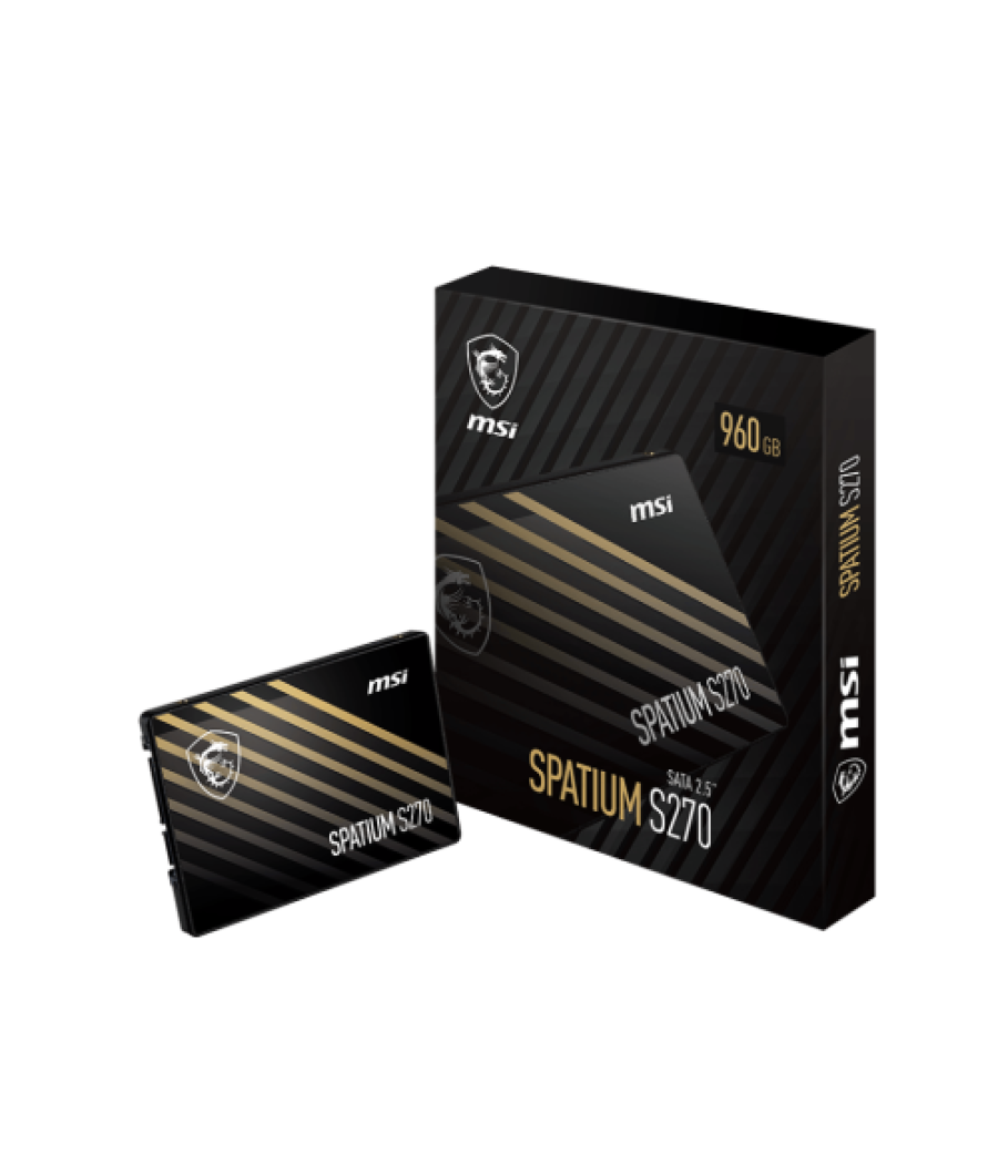 Msi spatium s270 sata 2.5 960gb unidad de estado sólido 2.5" serial ata iii 3d nand