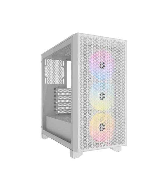 Caja semitorre atx 3000d rgb airflow tg white corsair