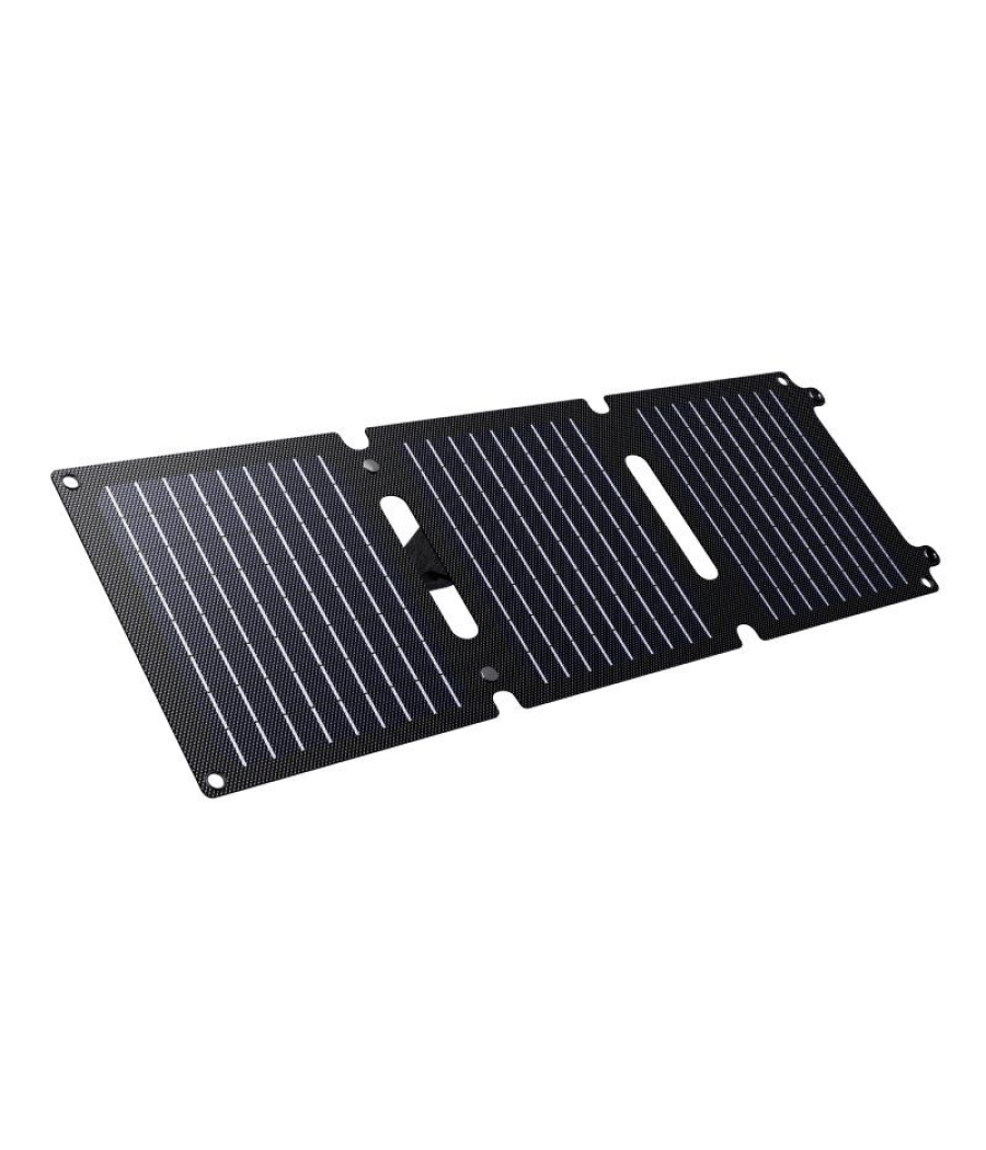 Panel solar portátil trust zuny/ 1xusb tipo-c/ 1xusb/ 20w