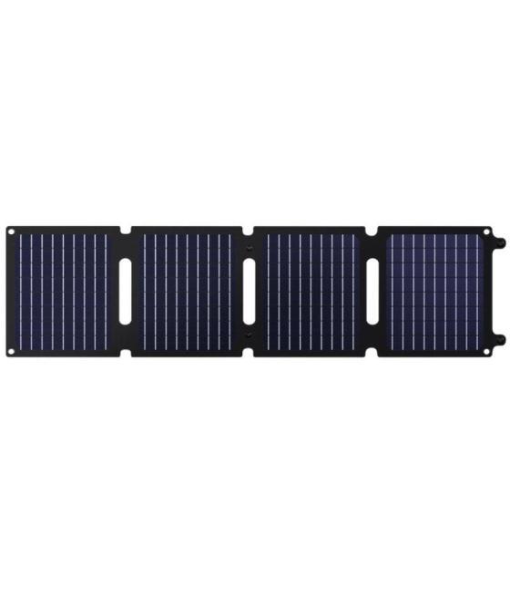 Panel solar portátil trust zuny/ 1xusb tipo-c/ 1xusb/ 40w