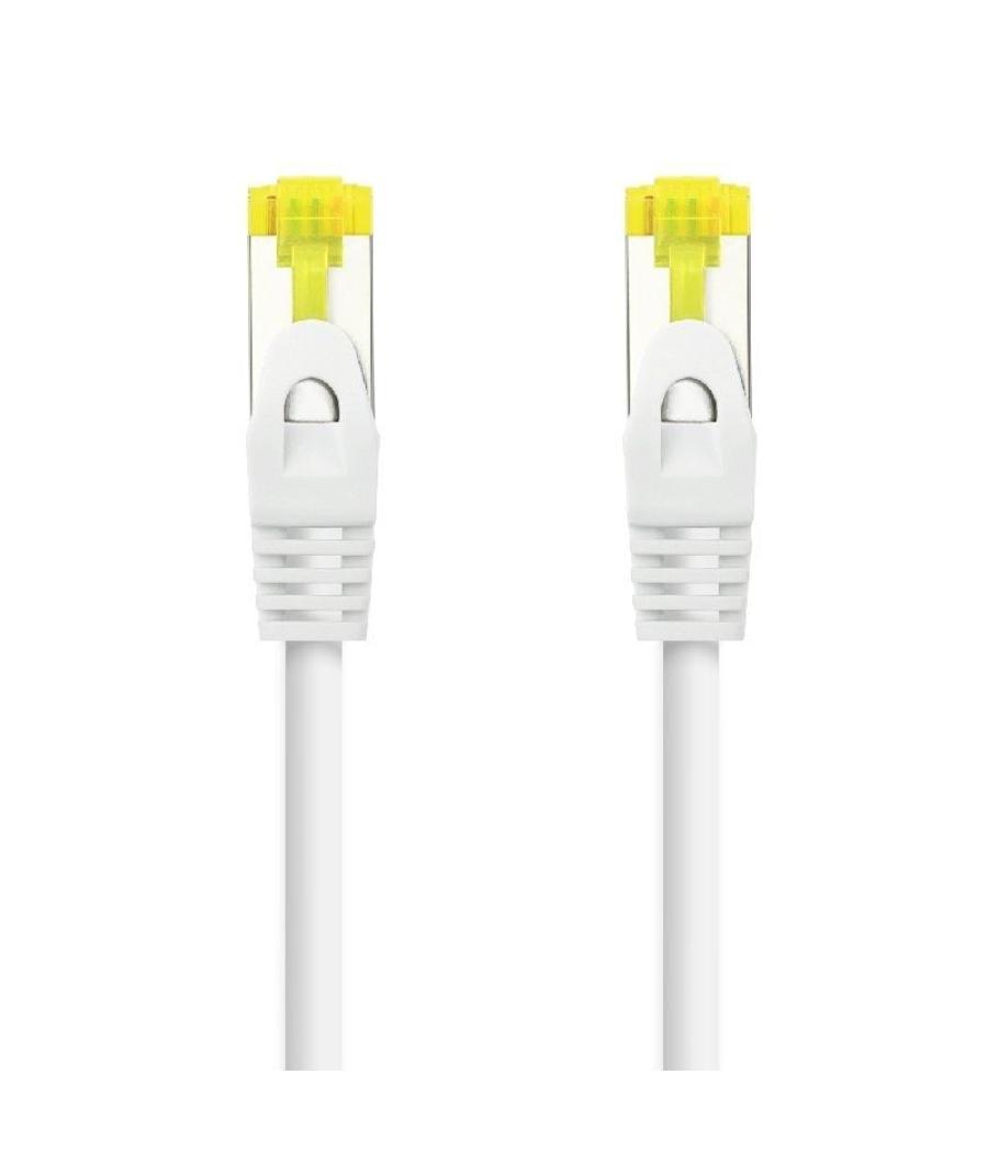 Cable de red rj45 sftp nanocable 10.20.1900-l25-w cat.6a/ lszh/ 25cm/ blanco