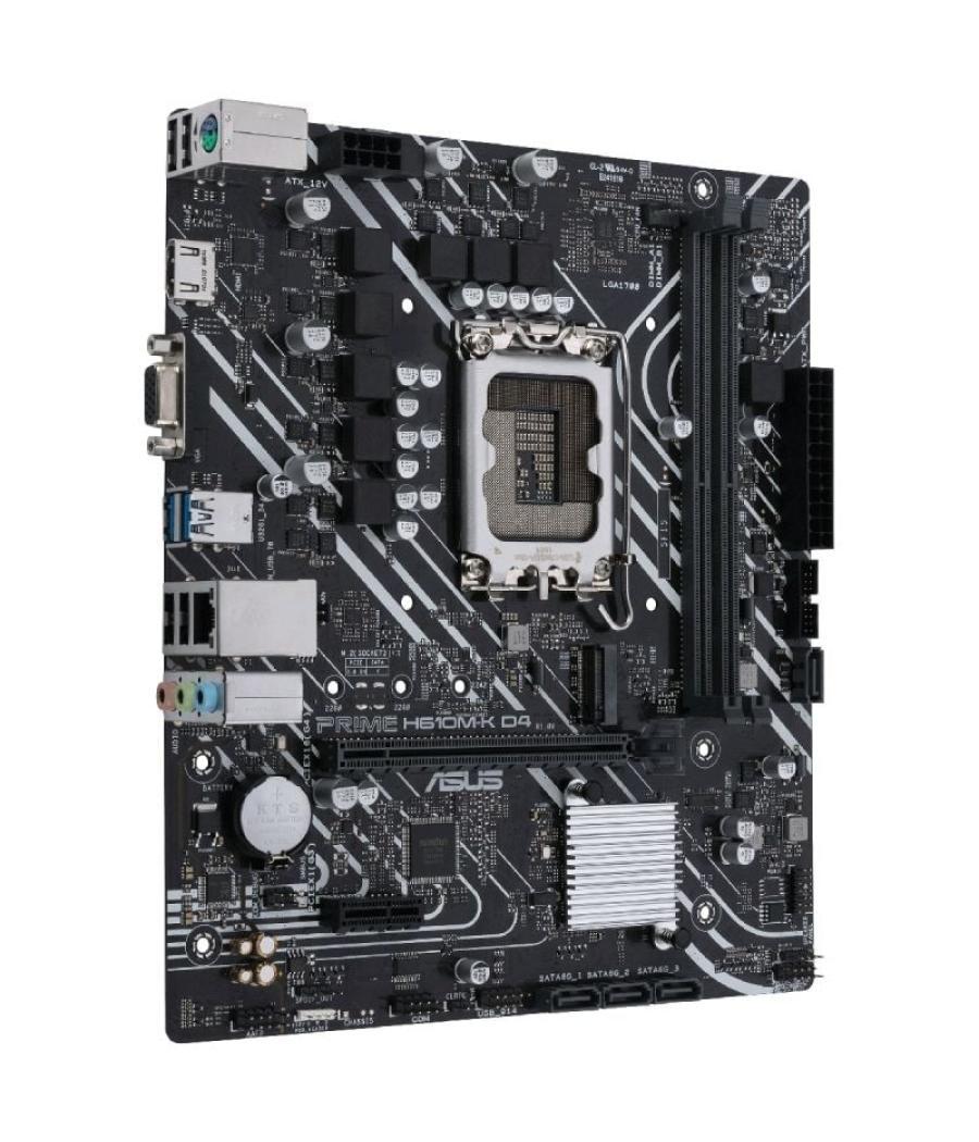 Placa base asus prime h610m-k d4/ socket 1700/ micro atx