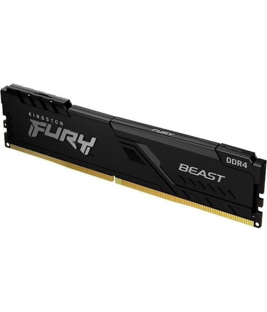 Memoria ram kingston fury beast 8gb/ ddr4/ 2666mhz/ 1.2v/ cl16/ dimm