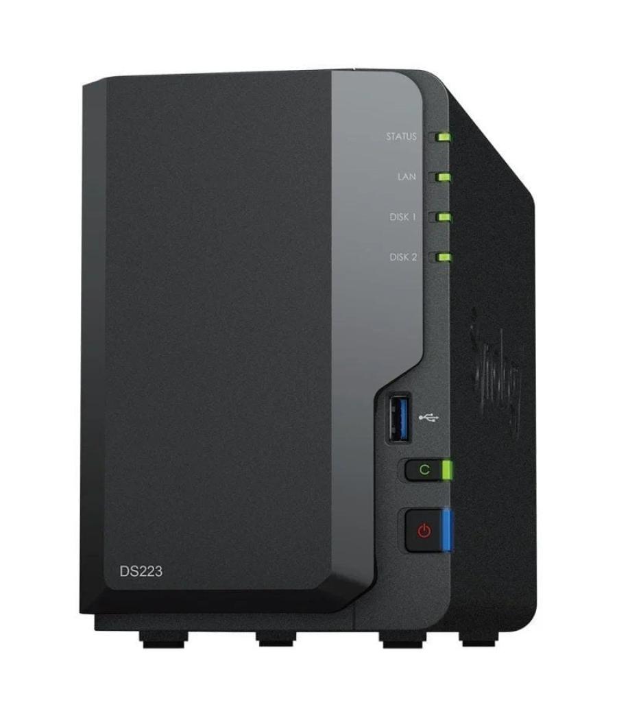 Nas synology diskstation ds223/ 2 bahías 3.5'- 2.5'/ 2gb ddr4/ formato torre