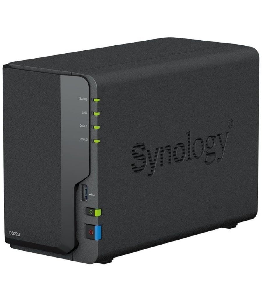 Nas synology diskstation ds223/ 2 bahías 3.5'- 2.5'/ 2gb ddr4/ formato torre